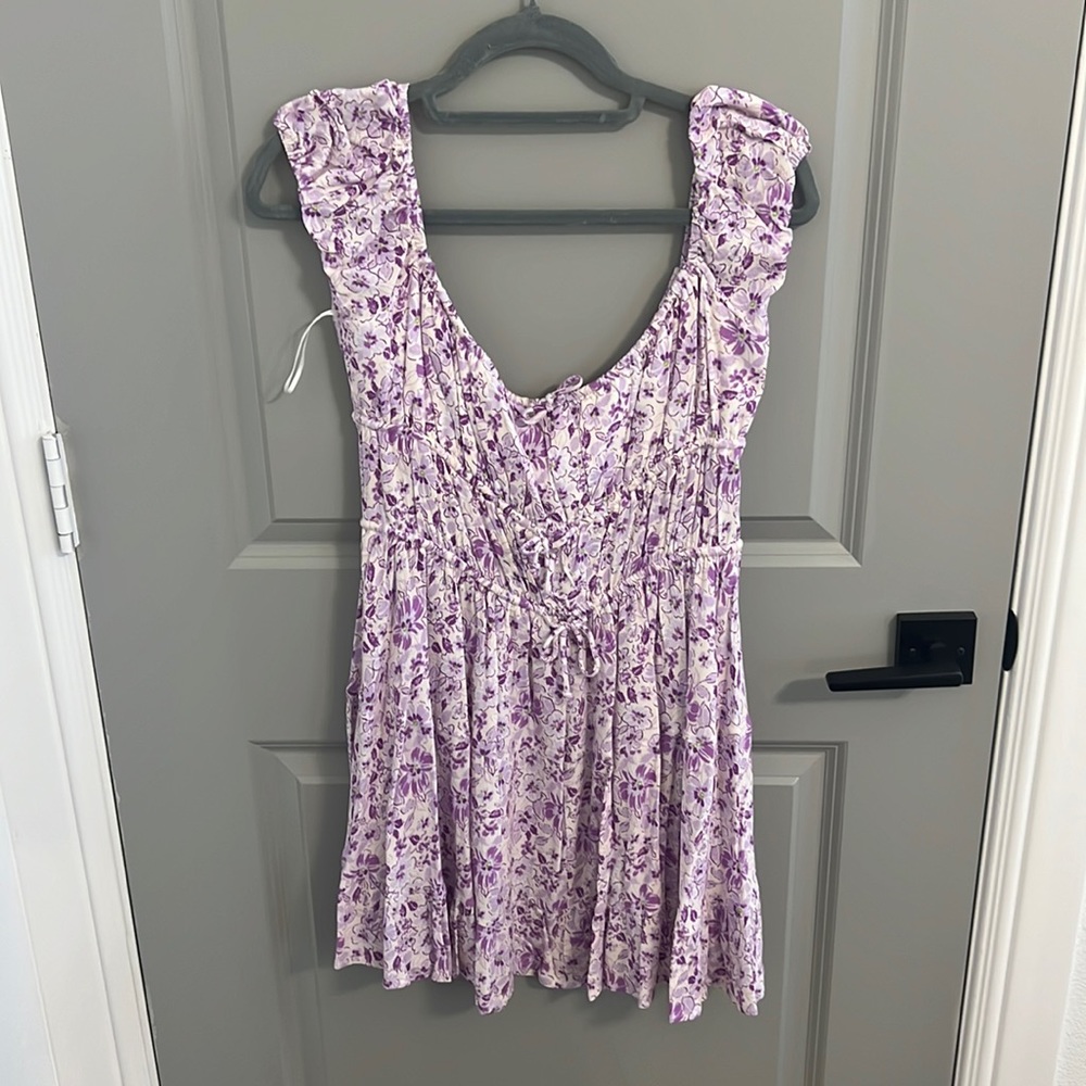 Sky to Moon floral mini dress